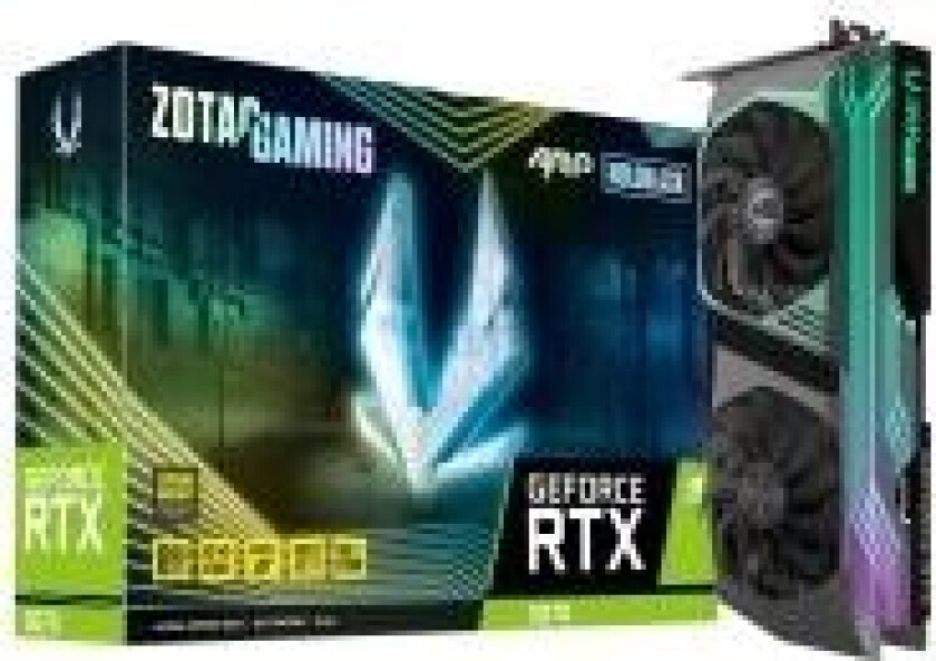 Zotac GAMING GeForce RTX 3070 AMP Holo LHR - Grafikkort - GF RTX 3070 - 8 GB GDDR6 - PCIe 4.0 x16 - HDMI, 3 x DisplayPort - LHR