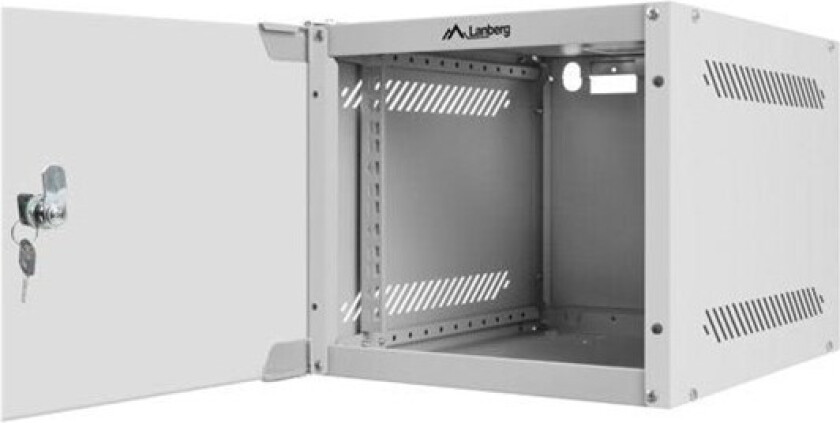 - Rack skap - veggmonterbar - grå, RAL 7035 - 4U - 10