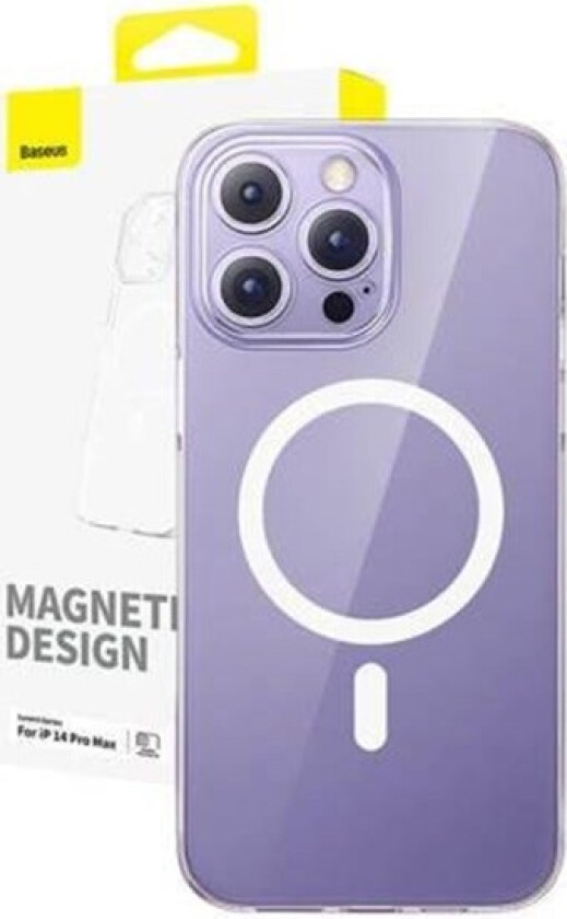 Magnetic Phone Case for iP 14 Pro Max OS-Lucent Series (Clear)