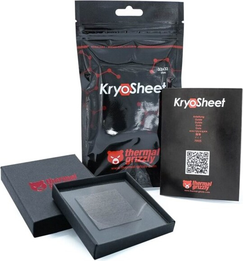 KryoSheet thermal pad - 33 x 33 mm - Termisk plate