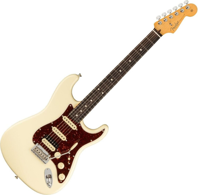 American Pro II Stratocaster HSS RW Olympic White