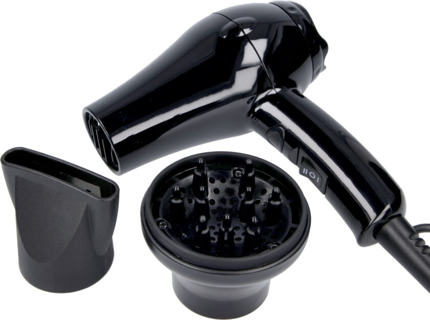 Travel Hairdryer Turbo w/Diffuser 1000w