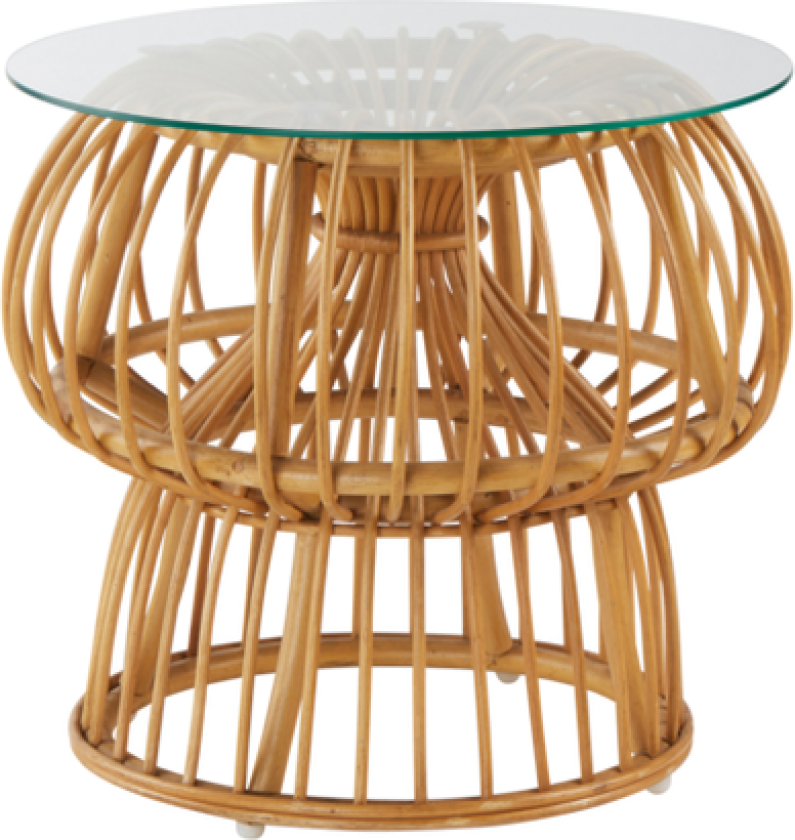 sofabord Ø 50 cm Natur