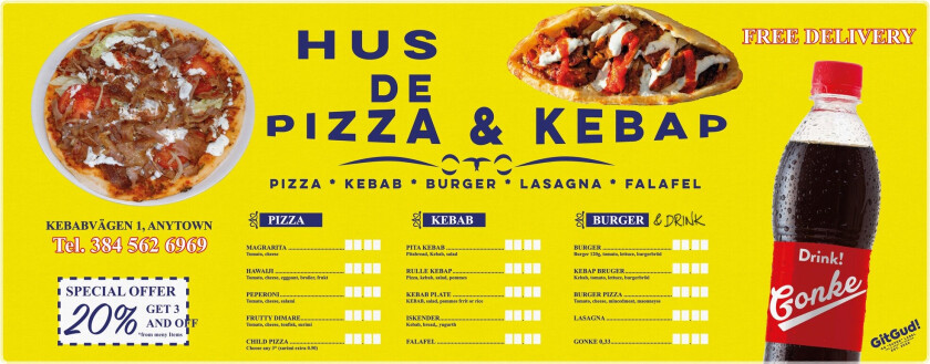 Pizzakebab musematte