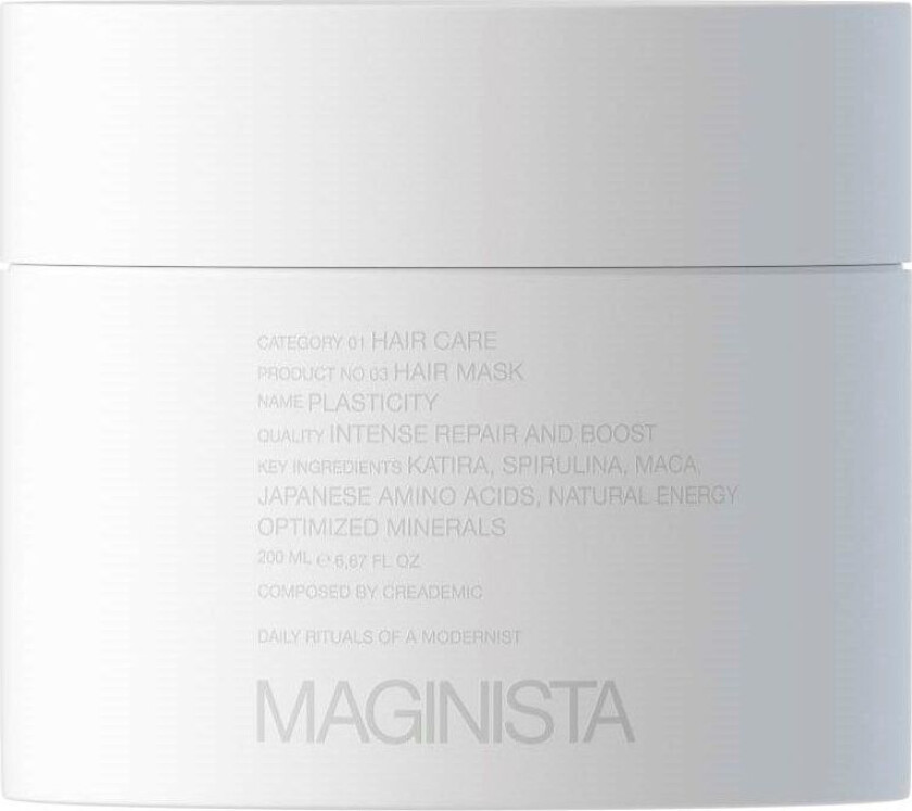 Hair Mask Plasticity Perfume Free 200 ml