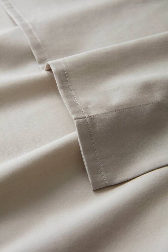 ZACK SATIN laken økologisk Lys beige