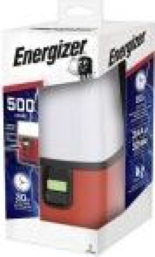 E304157700 360° Camping Campinglanterne LED (RGB) 500 lm Batteridrevet Rød/sort