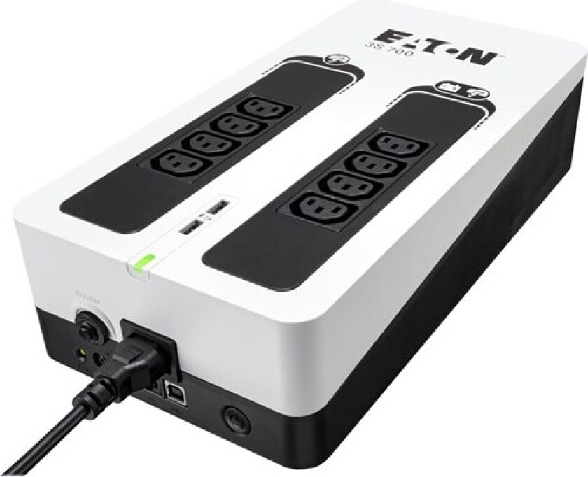 3S700I 3S Gen2 UPS IEC 700 VA 420 W Input: C14 Outputs: (4) C13 (4) C13 surge only USB Communication USB charge (2)