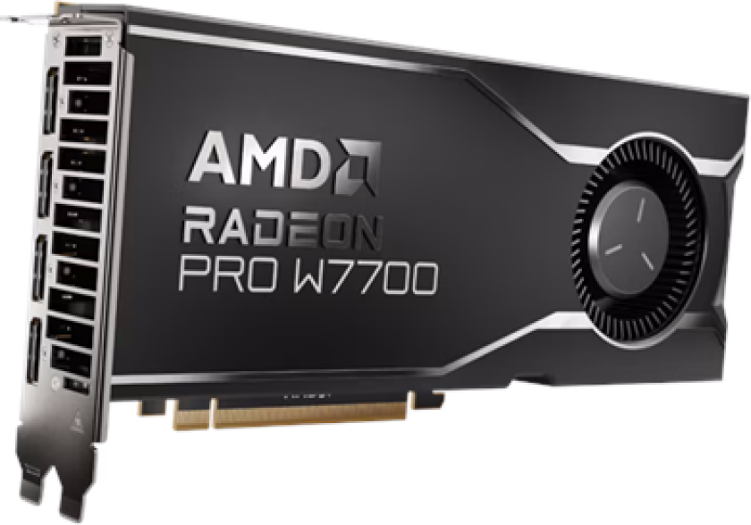 Radeon Pro W7700 - 16GB GDDR6 RAM - Grafikkort