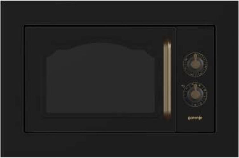 BM235CLB, Innebygget, Kombinasjon mikrobølge, 23 l, 800 W, Rotasjon, Sort