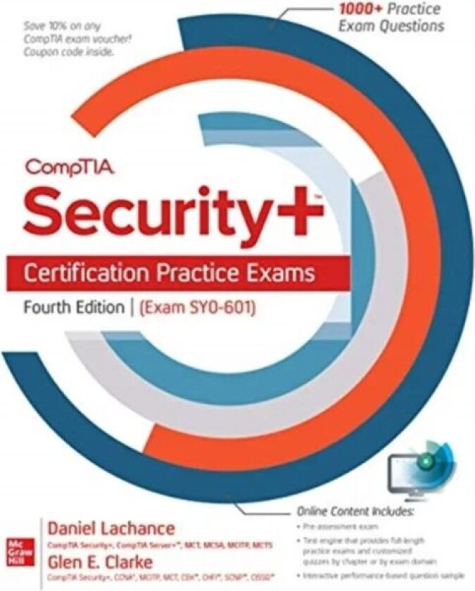 CompTIA Security+ Certification Practice Exams, Fourth Edition (Exam SY0-601) av Daniel Lachance, Glen Clarke