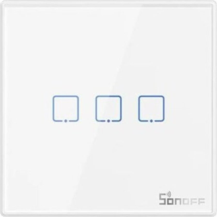Smart Wireless Wall Switch T2EU3C-RF 433MHz (3-channel)