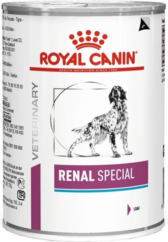 Royal Canin Renal Special Canine - Veterinary Diet - Som supplement: Renal Special våtfòr 12 x 410 g