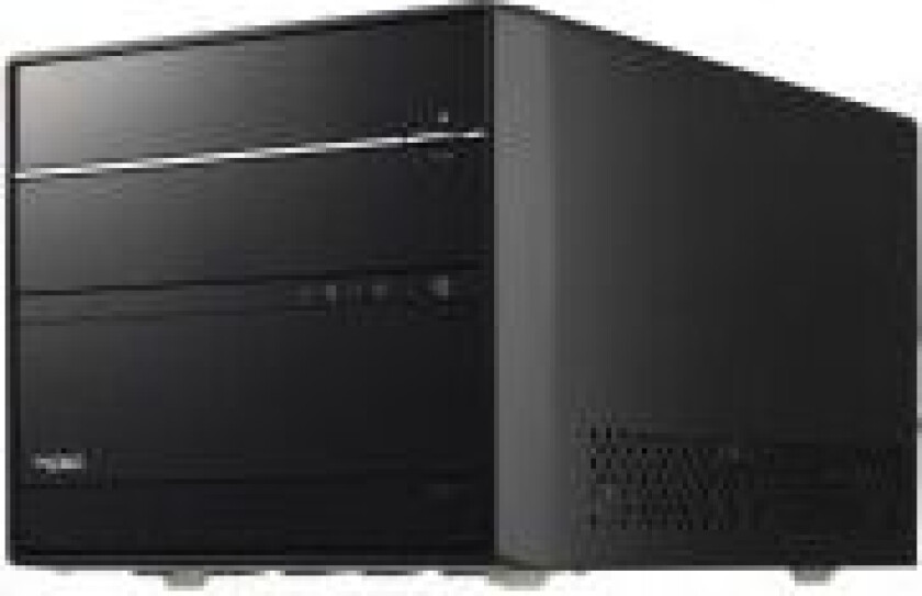 XPC cube SH570R6 - Barebone - mini PC - LGA1200 sokkel - Intel H570 - uten CPU - RAM 0 GB - GigE - sort