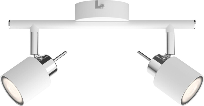 Meranti Taklampe 2xGU10, hvit