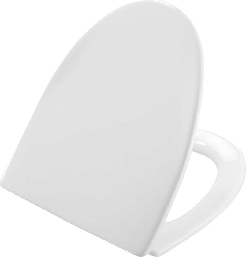 Ceranova Sæde - Hvid M/låg. Fast beslag