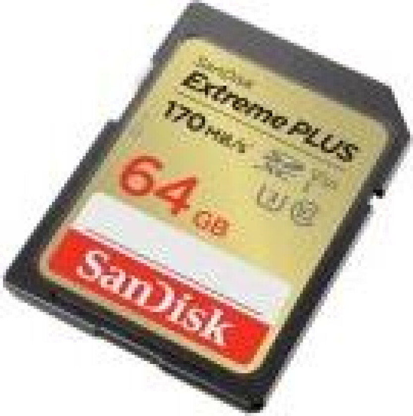 Extreme PLUS - Flashhukommelseskort - 64 GB - UHS-I U3 / Class10 - SDXC UHS-I