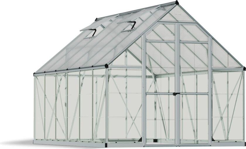 Palram - Canopia Balance Drivhus Sølv 9 m².