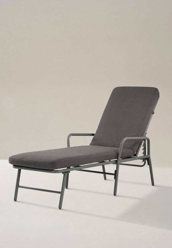 solseng Kakigrønn/mørk grå pute