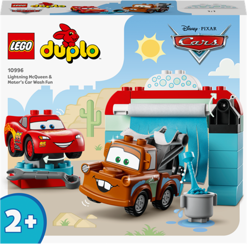 Lego Duplo - Lynet Mcqueen Og Bills Gøyale Bilvask 10996