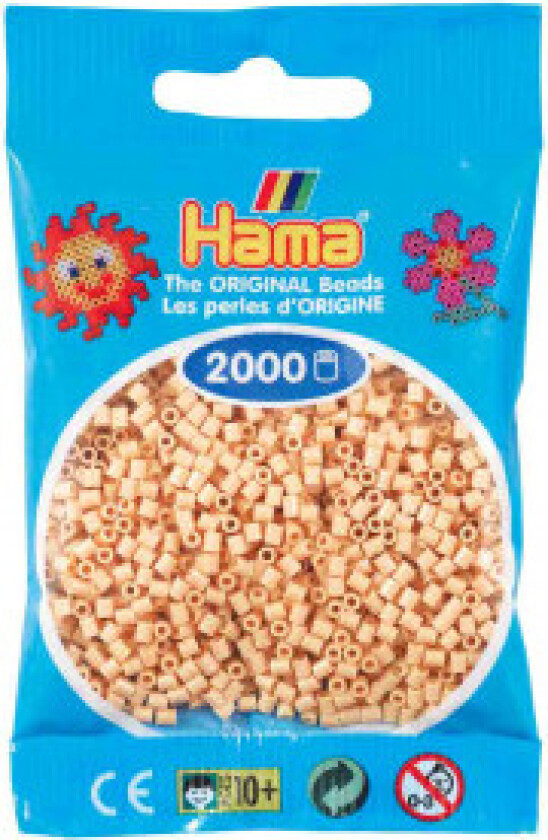 Mini Beads 501-27 Beige - 2000 stk.