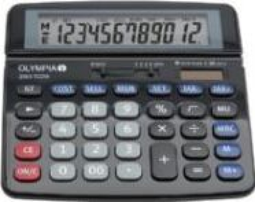 2502 - Utskriftskalkulator - LCD