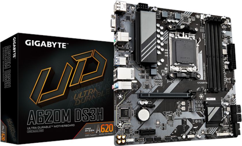 Gigabyte Hovedkort Gigabyte A620M DS3H AMD AM5 AMD