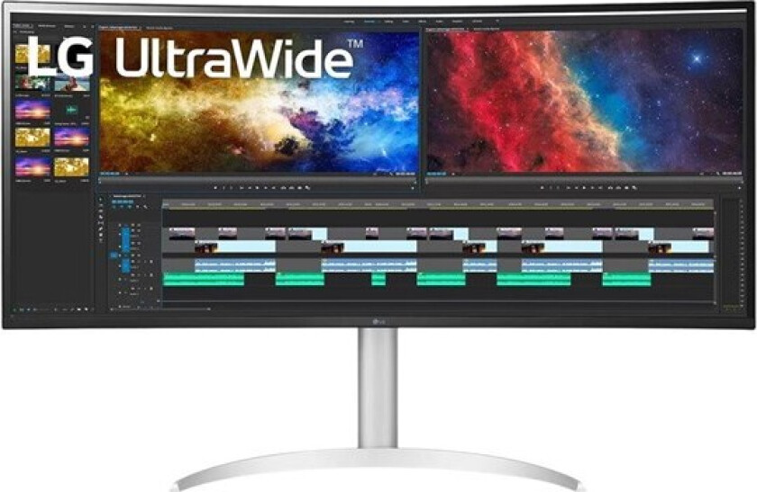 38" LG UltraWide 38BQ85C-W - LED monitor - curved - 38" - HDR - 5 ms - Skjerm