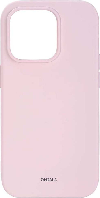 Phone Case Silicone Chalk Pink - iPhone 14 Pro