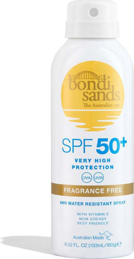 - SPF 50+ Fragrance Free Sunscreen Spray 160 g