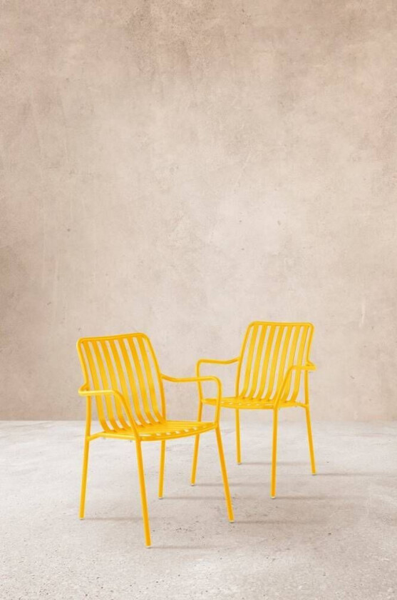 NANTERRE armstol 2-pk Gul