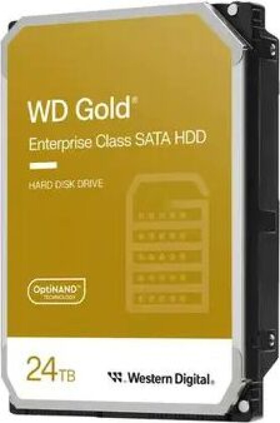 Wd Gold 24tb 3.5" 7,200rpm Sata-600