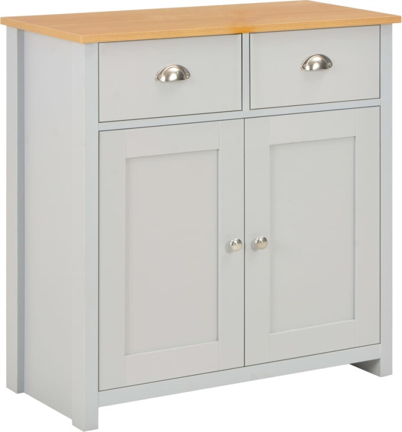 Skjenk grå 79x35x81 cm