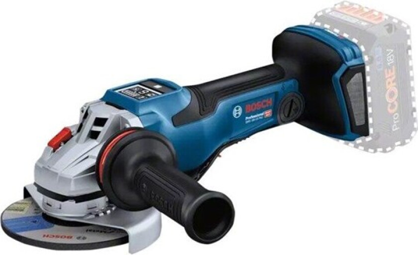 GWS 18V-15 PSC Professional - Mini angle grinder - trådløs - 125 mm - uten batteri - 18 V - Uten batteri og opplader