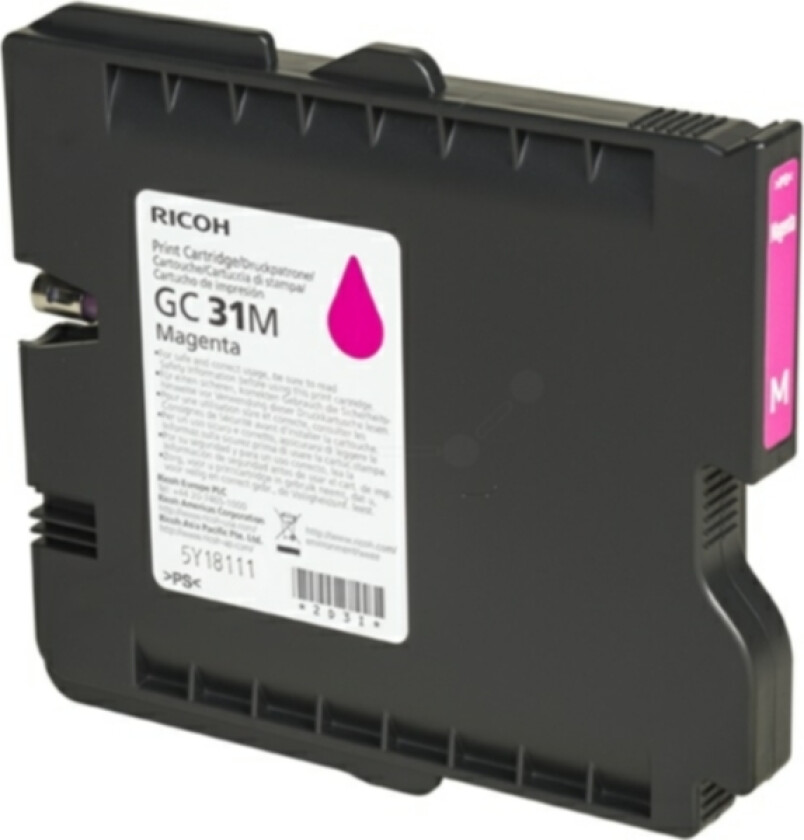 GC31M Blekkpatron magenta, 1.560 sider