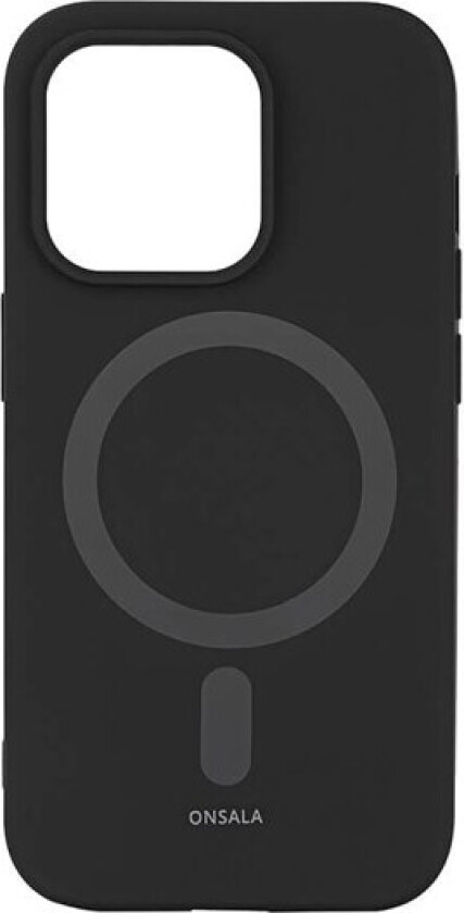 Phone Case Silicone MagSeries Black - iPhone 14 Pro