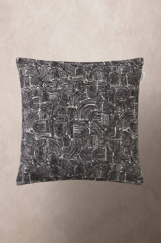 putetrekk 50x50 cm Svart