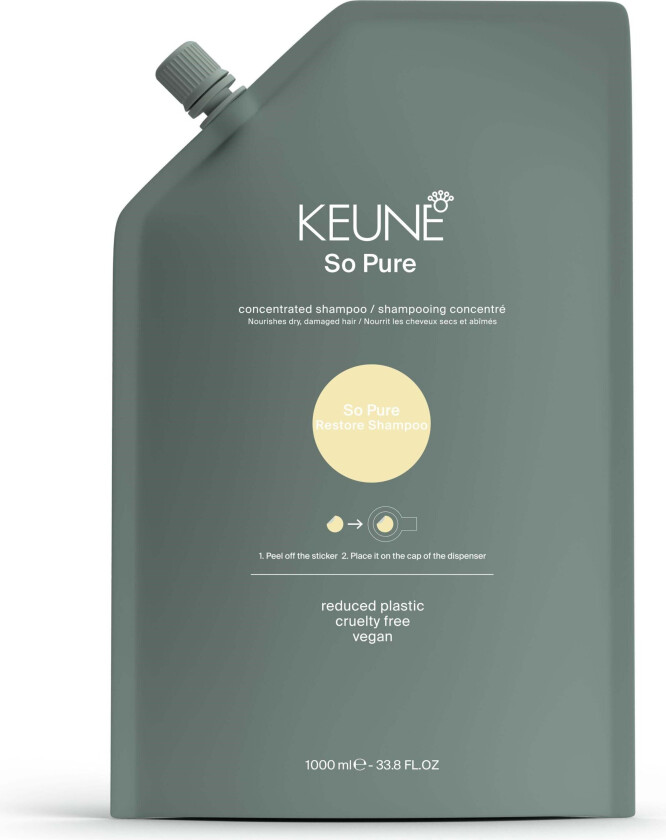 So Pure Restore Shampoo Refill 1000 ml