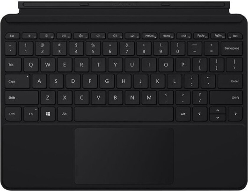 Surface Go Type Cover - keyboard - with trackpad accelerometer - Spanish - black - Tastatur - Spansk - Svart