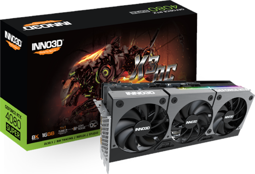 GeForce RTX 4080 SUPER X3 OC - 16GB GDDR6X RAM - Grafikkort