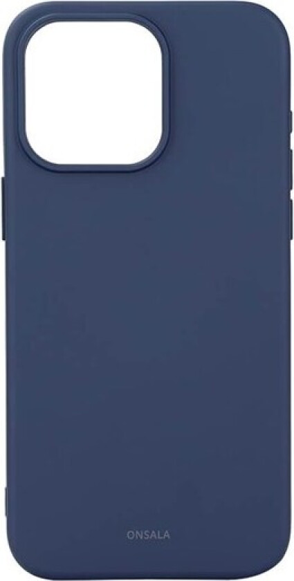 Phone Case with Silicone Feel MagSeries Dark Blue - iPhone 15 Pro Max