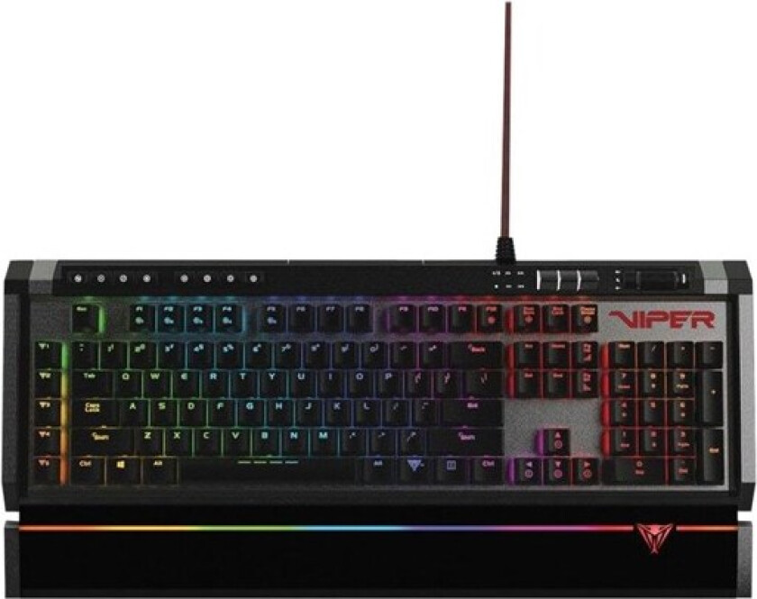 Viper V770 RGB - Gamingtastatur - Amerikansk Engelsk - Svart