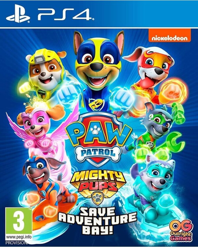 Paw Patrol: Mighty Pups Save Adventure Bay - Sony PlayStation 4 - Action