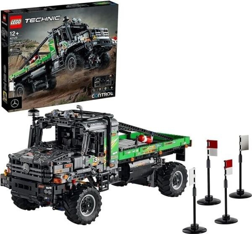 Lego Technic - Firehjulsdrevet Mercedes-Benz Zetros Konkurransetruck 42129