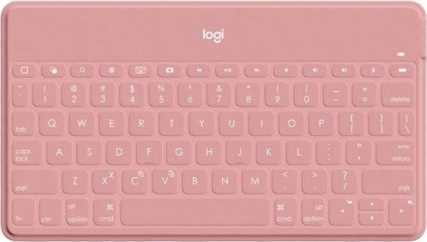 Keys-To-Go - keyboard - QWERTY - US International - blush - Tastatur - Universal - Rosa