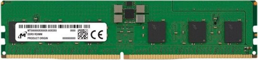 Micron - DDR5 - module - 16 GB - DIMM 288-pin - 4800 MHz / PC5-38400 - registered