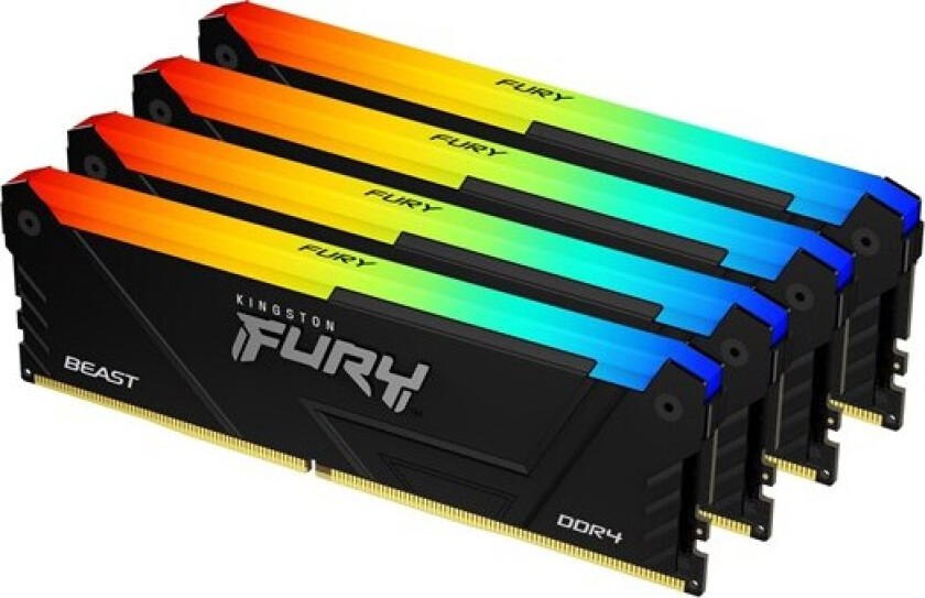 FURY Beast RGB DDR4-3200 C16 QC - 32GB