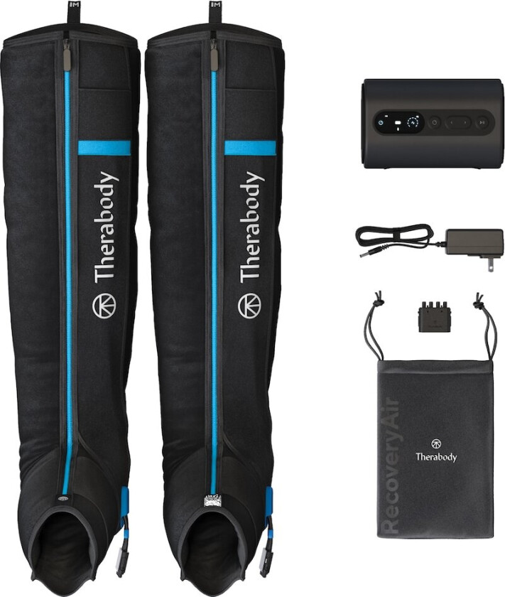 Recoveryair Prime Pneumatic Compression System, kompresjonsstøvler unisex BLACK
