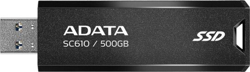 SC610 External SSD - 500GB - Svart - 500GB - Minnepenn