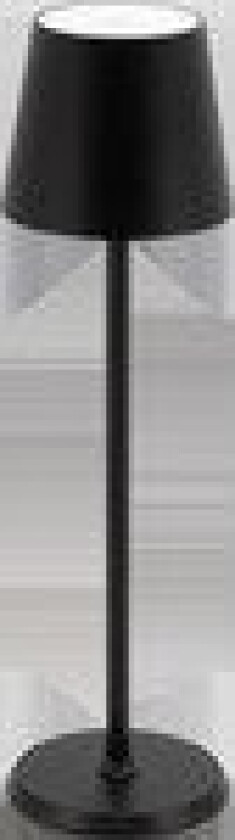 Lampe LED dæmpbar Feline med magnetisk ladekabel sort,1 stk